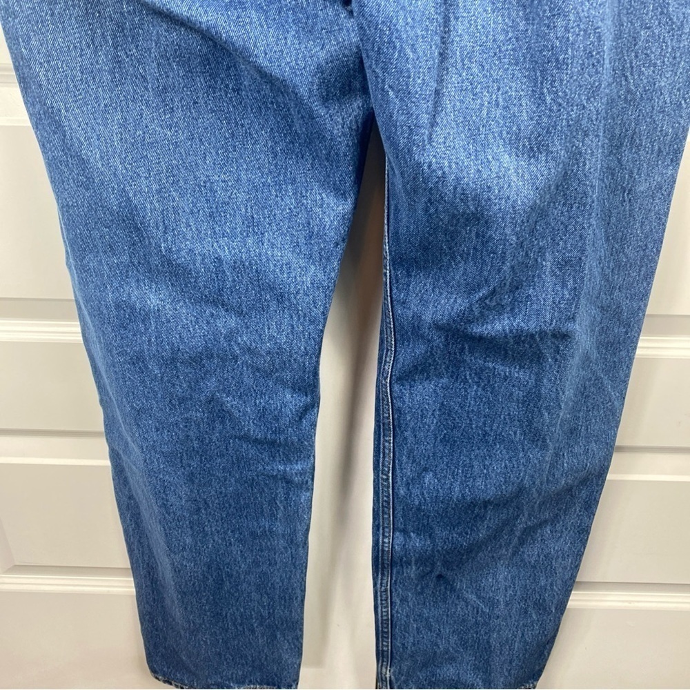 LEVI'S 505 Regular Fit Denim Jeans 40 x 34 Zip Fly Medium to Dark Wash Mens 2018 - Picture 7 of 8